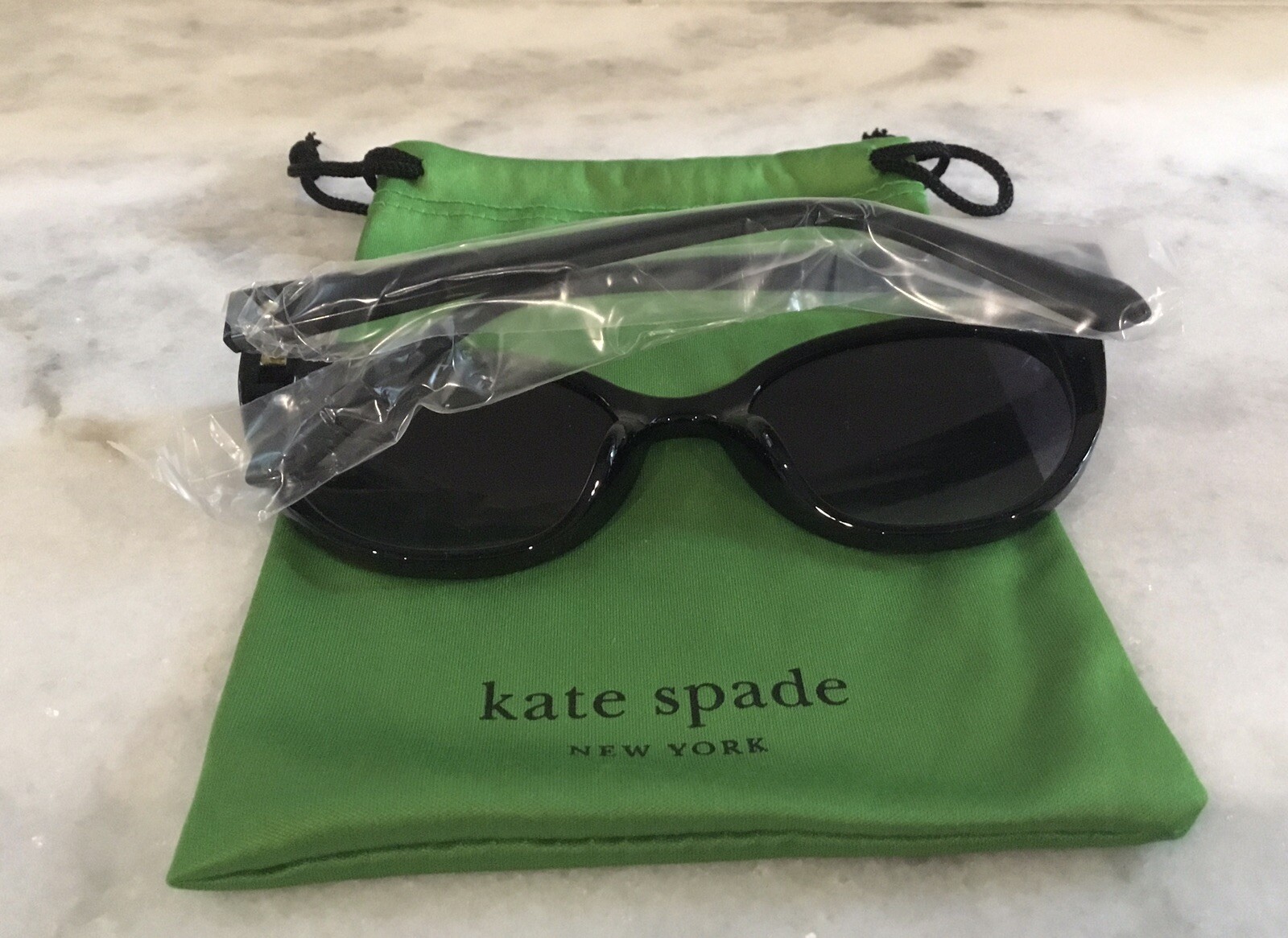 KATE SPADE Black Samantha Sunglasses MSRP 129 NWT eBay