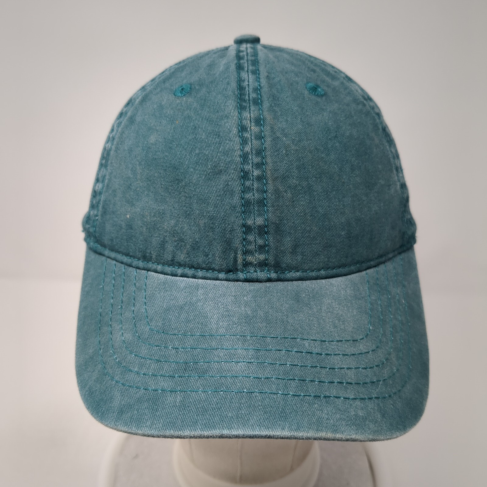 Unbranded Slideback Hat Solid Green One Size Adju… - image 2