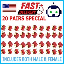 Ultra T-Plug 40 pcs Male/Female Deans Connectors Lipo