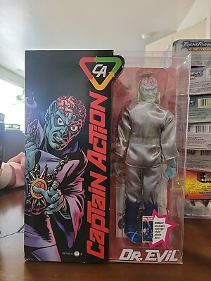 Captain Action Dr Evil 12'' Figure Disguise Set Round 2 Toys 2012