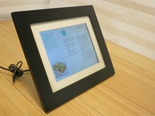 Pandigital 8" Digital Photo Picture Frame PAN8004W01C With Power Adapter