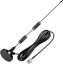 Scanner Radio Antenna Magnetic Base BNC Male VHF UHF Ham Two Way Radio Antenna