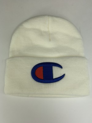 champion c logo beanie