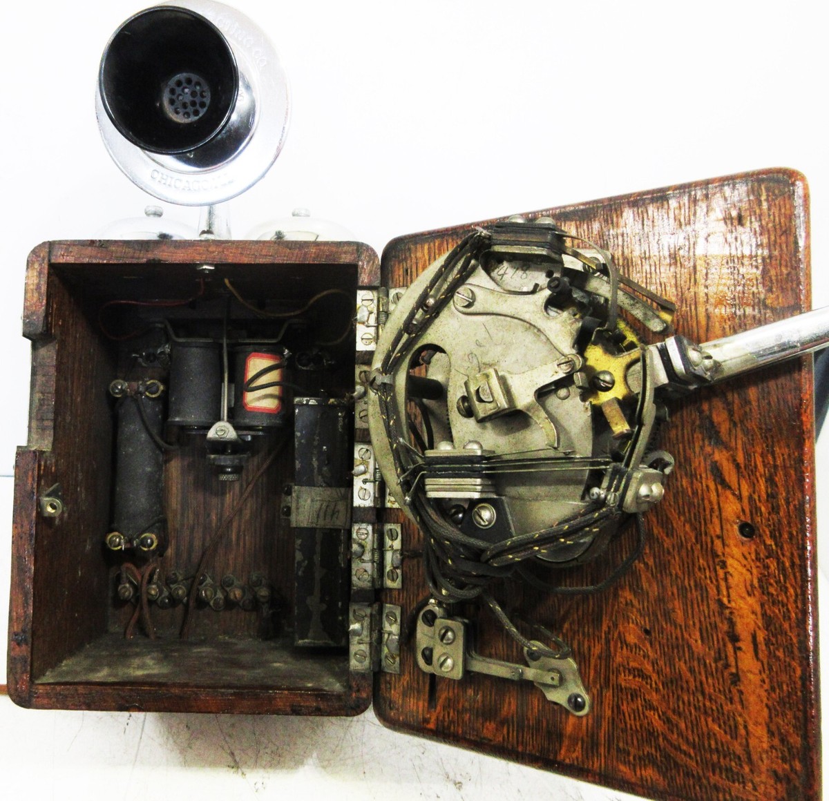 Strowger Automatic Electric Wood Dial Phone circa 1907 | eBay