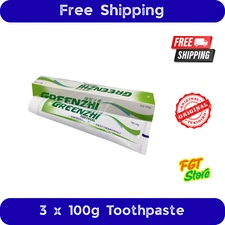 3X GREENZHI Organic Health Toothgel/Toothpaste - FREE SHIPPING