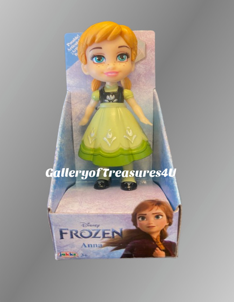  Disney Princess Poseable Elsa Movie Dress Mini Toddler Glitter  Frozen Doll 3 : Toys & Games