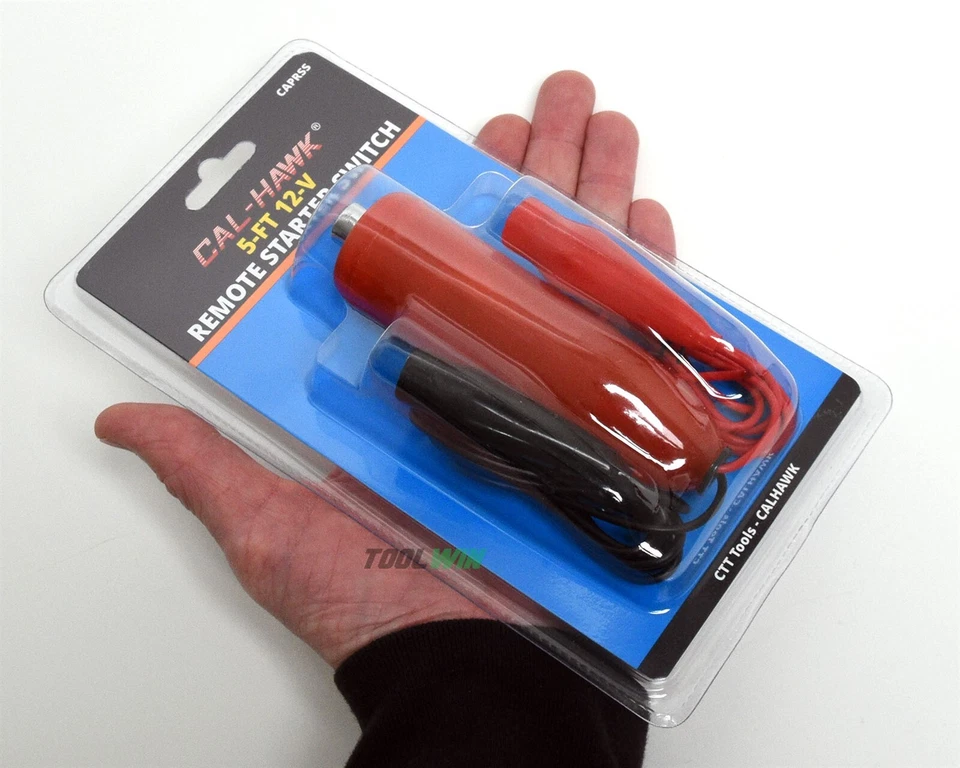 Interruptor de arranque remoto botón pulsador 12v herramienta de prueba de diagnóstico del motor de 12 voltios Foto 4 de 4