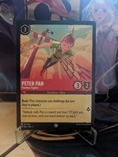 Disney Lorcana Peter Pan - Fearless Fighter 119/204 Common NM TCG