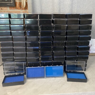 88x Acrylic Gemstone Jewellery Display Keep Safe Boxes Gemstone Display ...