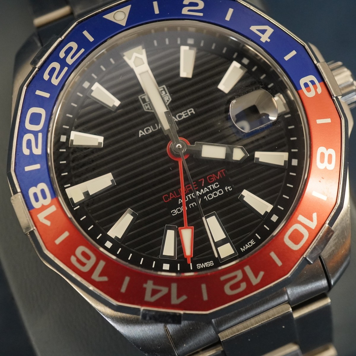 Heuer Aquaracer Pepsi Aquaracer Calibre Gmt Automatic TAG Heuer