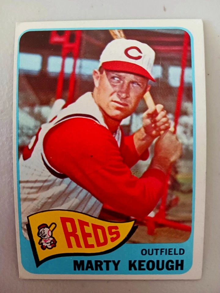 Lote de 9 tarjetas de béisbol vintage Topps REDS 1965. ROGER CRAIG, JOE NUXHALL Foto 3 de 4