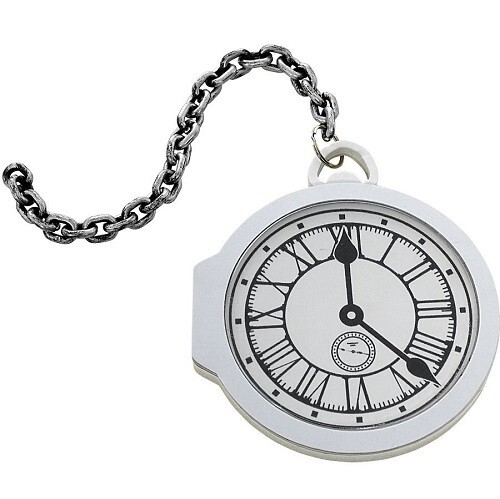 Oversized Fancy Dress Mock Pocket Watch Alice in Wonderland Prop 15cm by Smiffys - Picture 6 of 11
