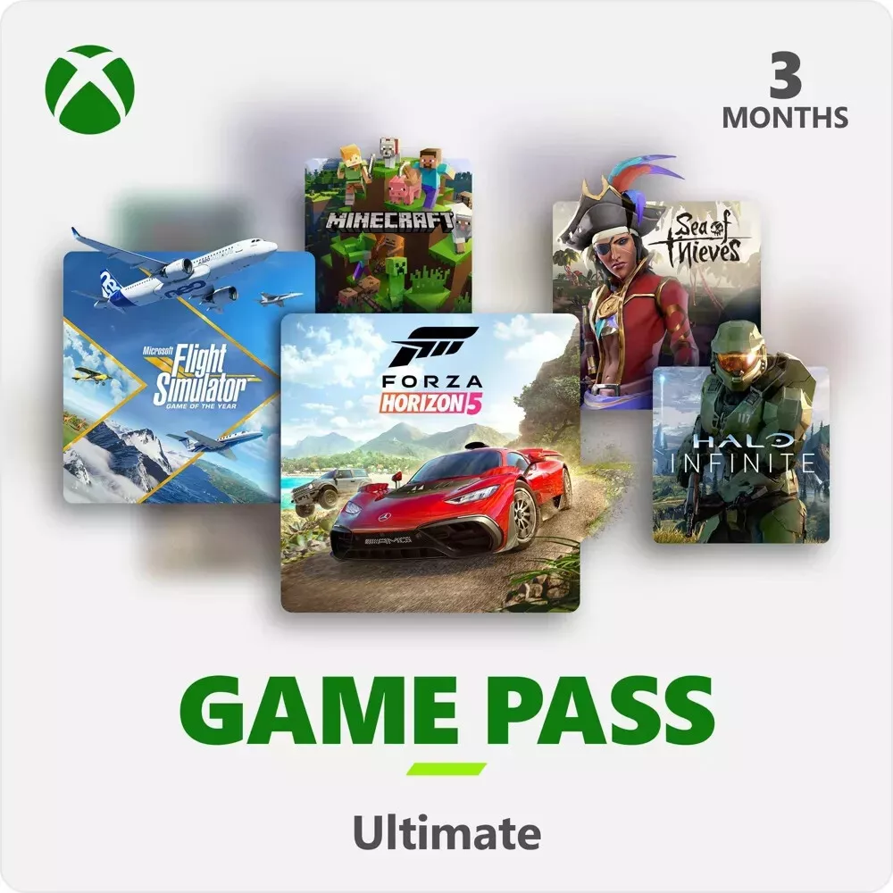 Xbox Game Pass Ultimate 3 Month Membership 799366894650