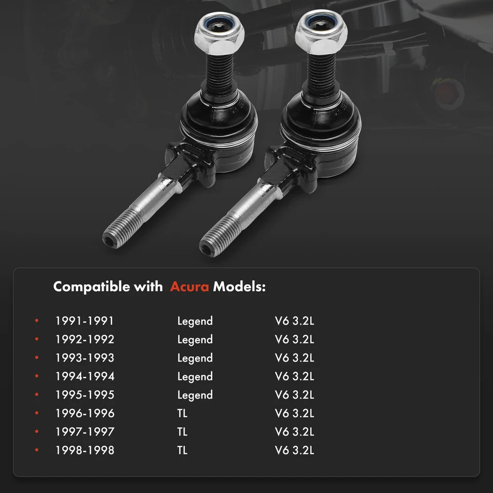 2x Barra estabilizadora delantera para conductor y pasajero para Acura Legend 1991-1995 TL V6 3,2 L Foto 2 de 4