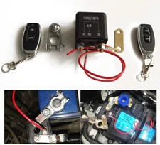 Wireless Car Master Battery Disconnect Switch Isolator Dual Remote Control 12V