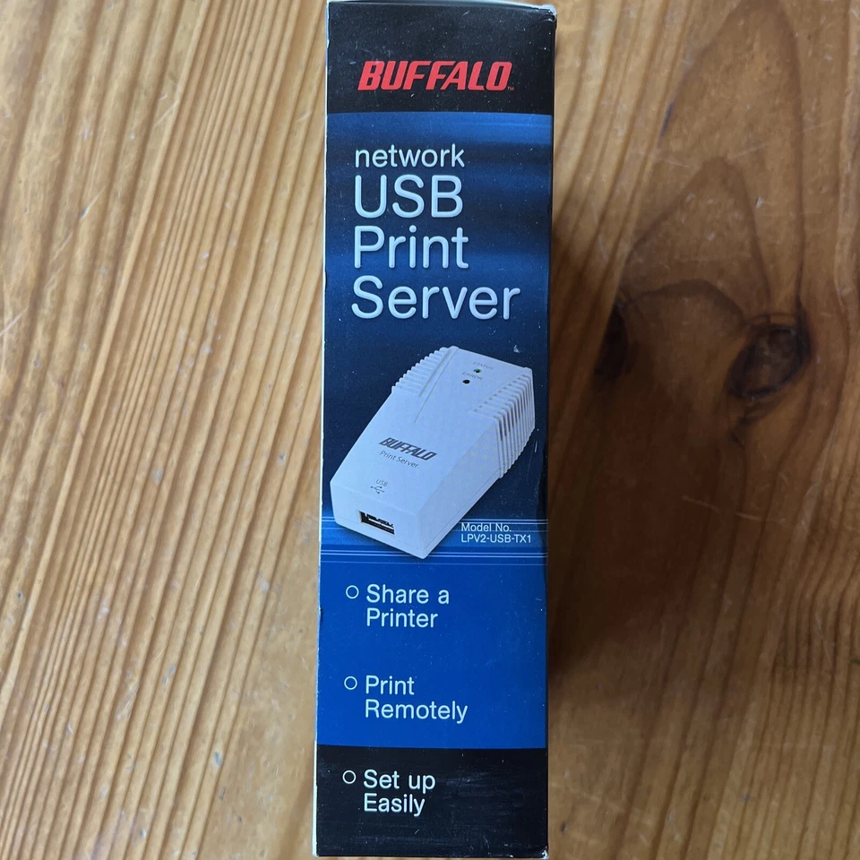 Buffalo Network USB Print Server LPV2-USB-TX1 - Image 4 of 4