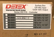 DETEX 81-800 LOGIC POWER SUPPLY LATCH RETRACTION