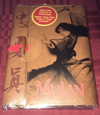 Disneyana Details About Disney Mulan Live Action Film Journal W 2 Brush Pens And Stamp New 2020 Collectibles