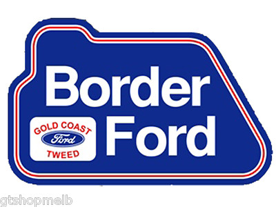 DEALER DECAL BORDER FORD GOLD COAST TWEED SUIT XR XT XW XY XA XB XC ZC ...