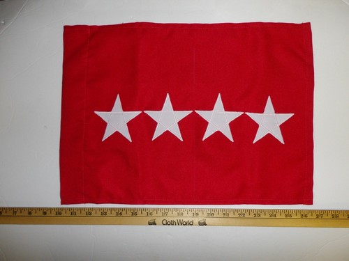 Flag1615 WW 2 US Army 4 Star General Car Flag Pennant IR44B EBay