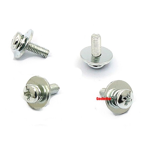 M2 M2.6 M3 M4 Phillips Pan Head Machine Screws With Washer Round Cross Bolts Set - Picture 5 of 39