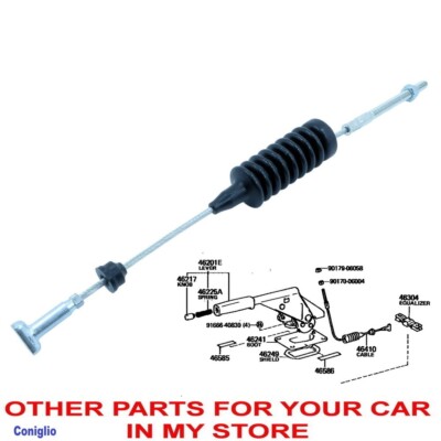 COROLLA AE86 LEVIN TRUENO SHORT  FRONT EMERGENCY PARKING HAND BRAKE CABLE