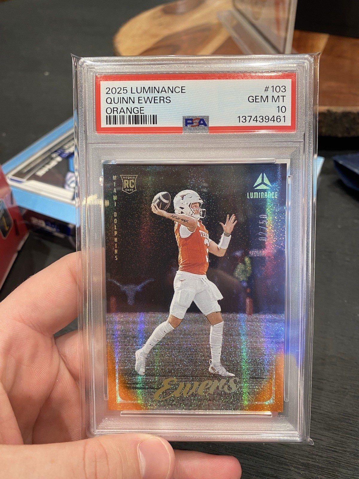 Quinn Ewers Panini Luminance #103 Orange