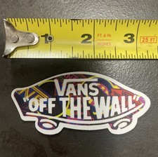 Vans Off The Wall Skateboard Decal Sticker 3 1/4  Brand New