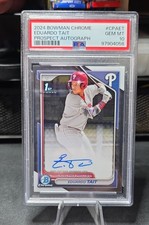 2024 Bowman Chrome - Prospect Autographs Eduardo Tait #CPA-ET (AU, RC)
