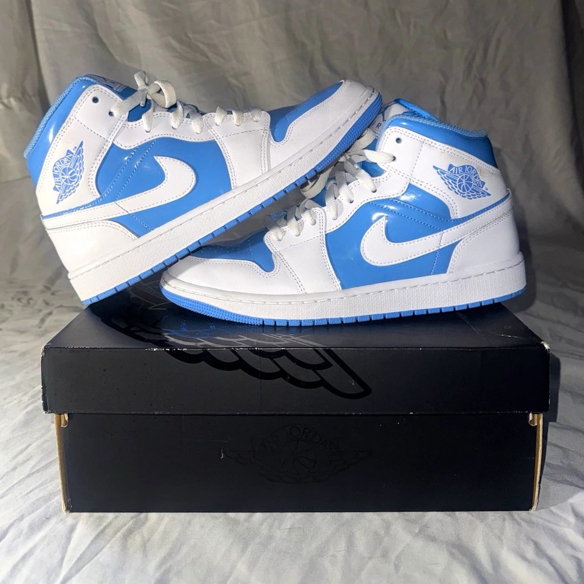 Preços baixos em Jordan 1 Mid Legend Blue | eBay