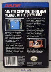 Boxed Nintendo Entertainment System NES Gremlins 2 II: The New Batch - No Manual