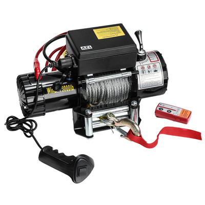 12V 12000LBS Electric Winch Wirerope Rope Truck For Jeep 12000LB Trailer 4WD KY