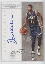 2014-15 Panini Preferred Unparalleled Rookies 2/50 Dante Exum #587 Auto nd3
