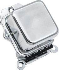 Oer External Voltage Regulator Fits Select 1962-1972 Gm Models 63 Amp Chrome