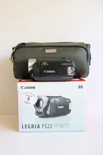 Canon Legria FS22 Camcorder Silver Digital SD Video Camera Charger - Boxed