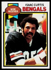 Isaac Curtis, 1979 Topps, #395, Cincinnati Bengals,