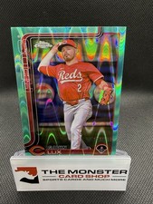 2025 Topps Chrome Baseball Gavin Lux Aqua Lava Refractor /199🔥 Reds #237