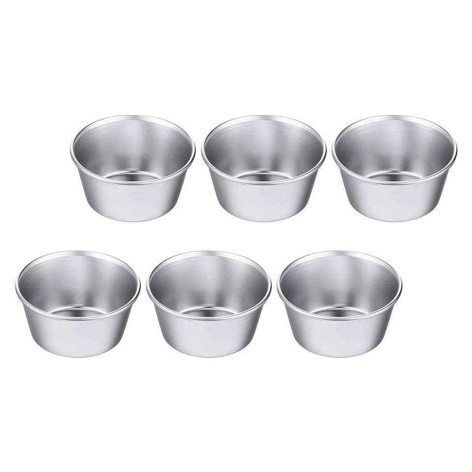  6 Pcs Mini Kuchen Förmchen Kohlenstoffstahlkuchenwanne -Backform - Bild 3 von 4