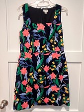 J Crew Square Neck Sleeveless Dress Size 6