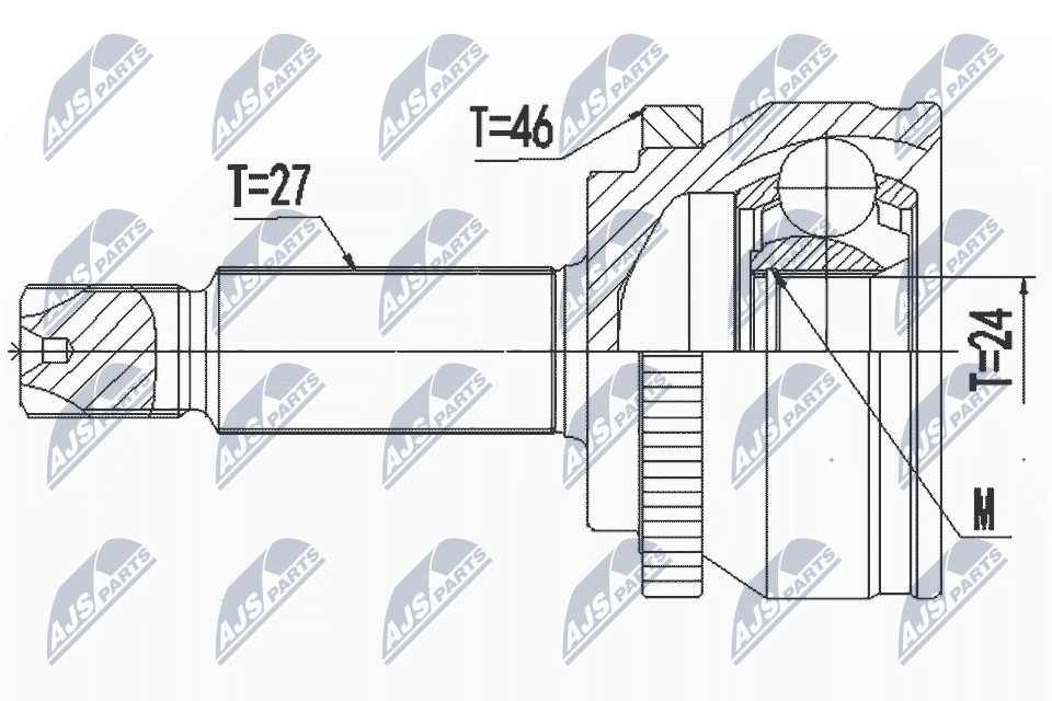2x ✅Fits NTY NPZ-HY-557 external joint.   ⭐UK Seller⭐ - Image 8