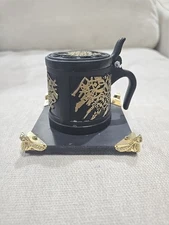 Wood Bukhour Burner for Incense Oud Dubai Oman Saudi Bahrain Arab مبخرة عود 