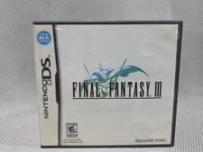 Final Fantasy III (Nintendo DS, 2006) Complete In Box CIB Tested And Working 
