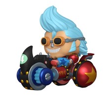 Funko Pop! Rides Deluxe: Franky with Black Rhino FR-U 4 (ECCC)  - One Piece #144