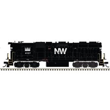 Atlas 40005616 Master N EMD GP38, Silver, Standard DC, Norfolk Western 4127