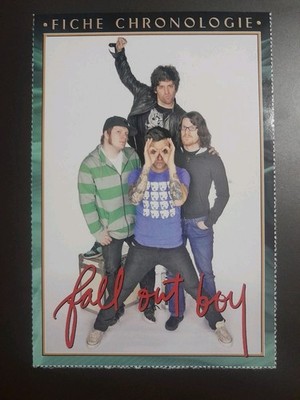 FALL OUT BOY Chronology Sheet