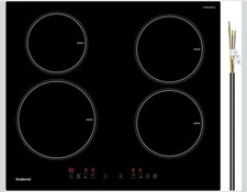 Gudsunal Induction Hob 4 Cooking Zone 60 cm 7200W Continuous Low Power Hard Wire