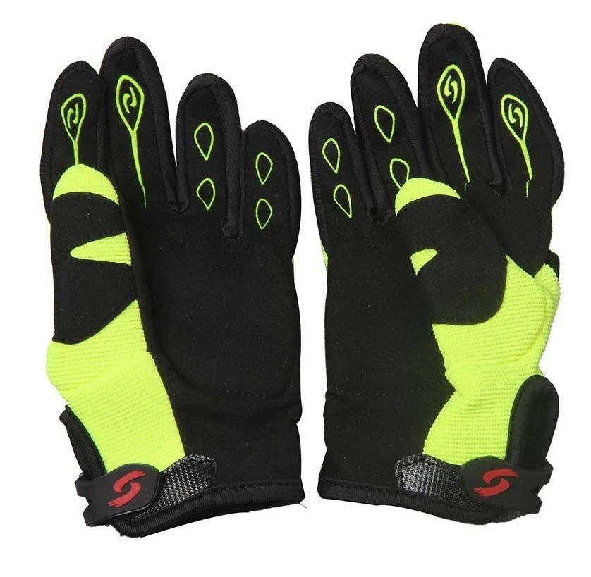 Motocross Handschuhe Motorrad Kinder Moto Cross Downhill Bike MTB AERO gelb - Bild 3 von 4