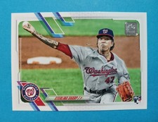 2021 Topps Update Series Sterling Sharp RC #US266 Washington Nationals 