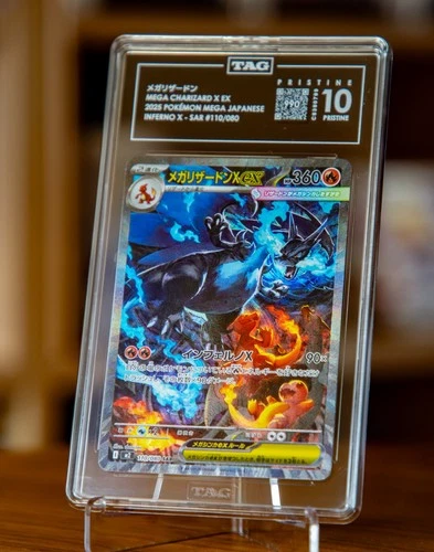 TAG 10 PRISTINE Mega Charizard X ex 110 Japanese Inferno X SAR 2025 Pokemon
