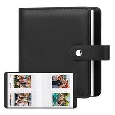 112 Pockets Photo Album for Mini , Small Album for Polaroid 2x3 Films, Leathe...